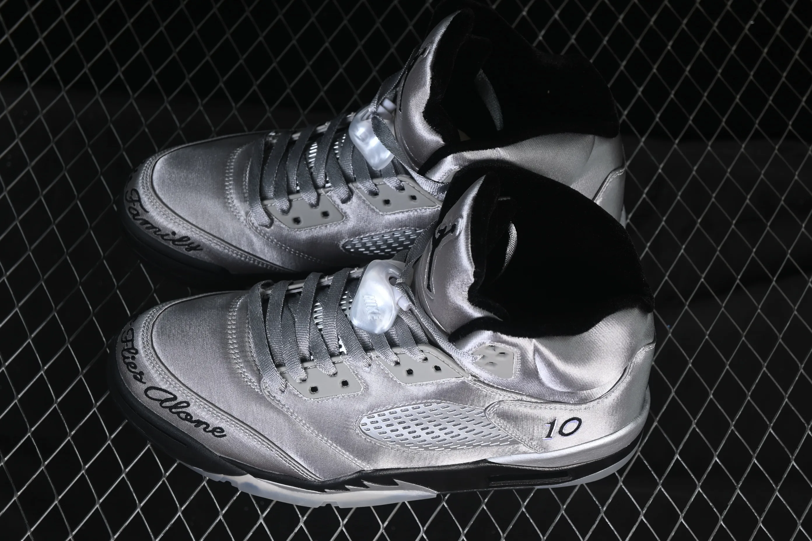 All categories Air Jordan Jordan series basketball shoes Air Jordan 5 P version Air Jordan 5 Retro "Wings" AJ5 Joe 5 silver silk IO2038-001
